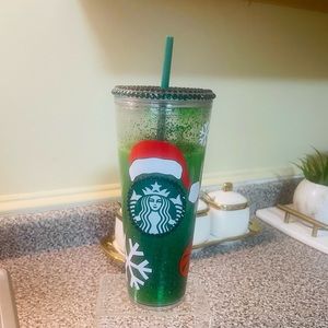 Christmas 24Oz Starbucks tumbler.